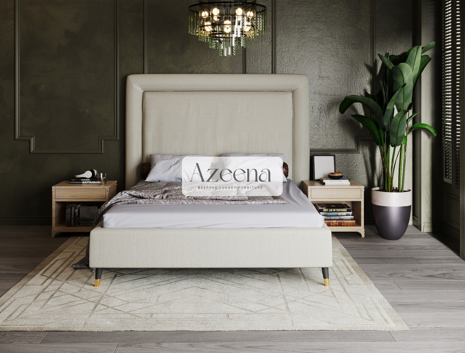 Jenson Square Outline Bed