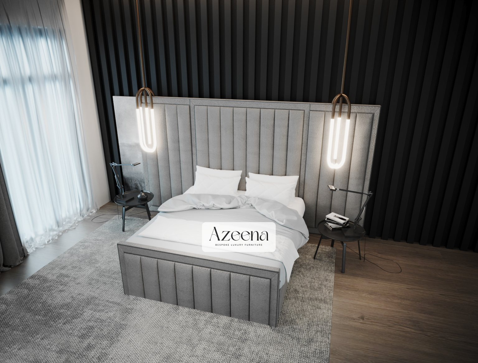 Cal Divan Ottoman Storage Wide and Extended Headboard Bed