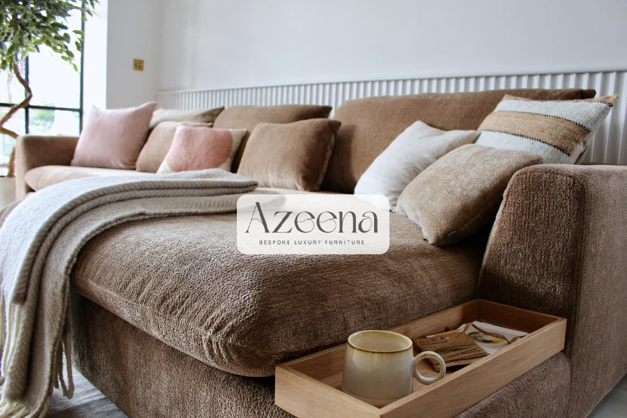 Malvern Medium Left Hand Chaise Corner Sofa Set 1