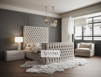 Savory Chesterfield Headboard TV Bed