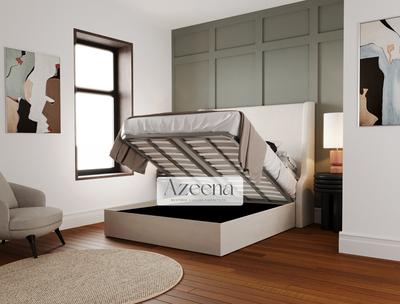 Jules Winged Curve Plain Bed