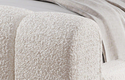 Paige Optional Ottoman Storage Wide and Extended Headboard Ottoman Bed