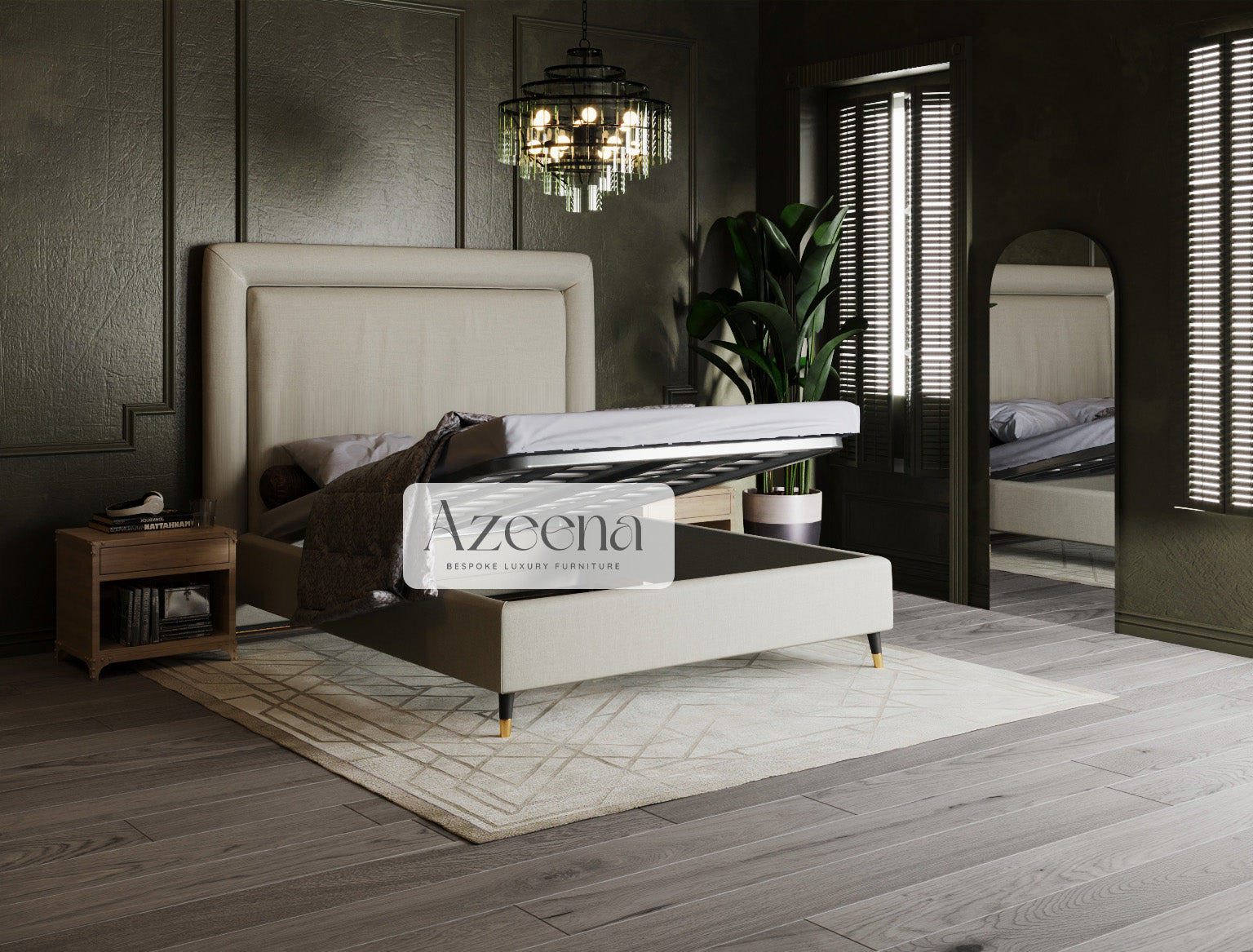 Jenson Square Outline Bed