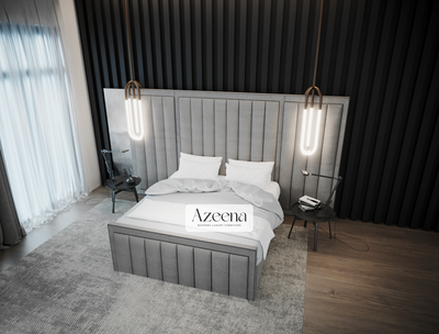 Cal Divan Ottoman Storage Wide and Extended Headboard Bed