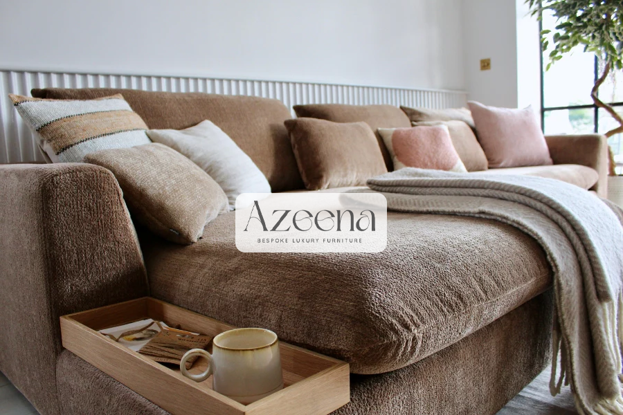 Malvern Medium Right Hand Chaise Corner Sofa Set 1