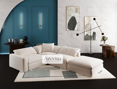 Cloud Luxe Corner Sofa Footstool End